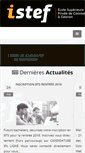 Mobile Screenshot of istef.fr