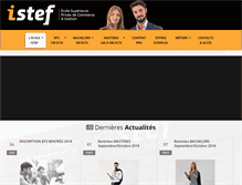 Tablet Screenshot of istef.fr